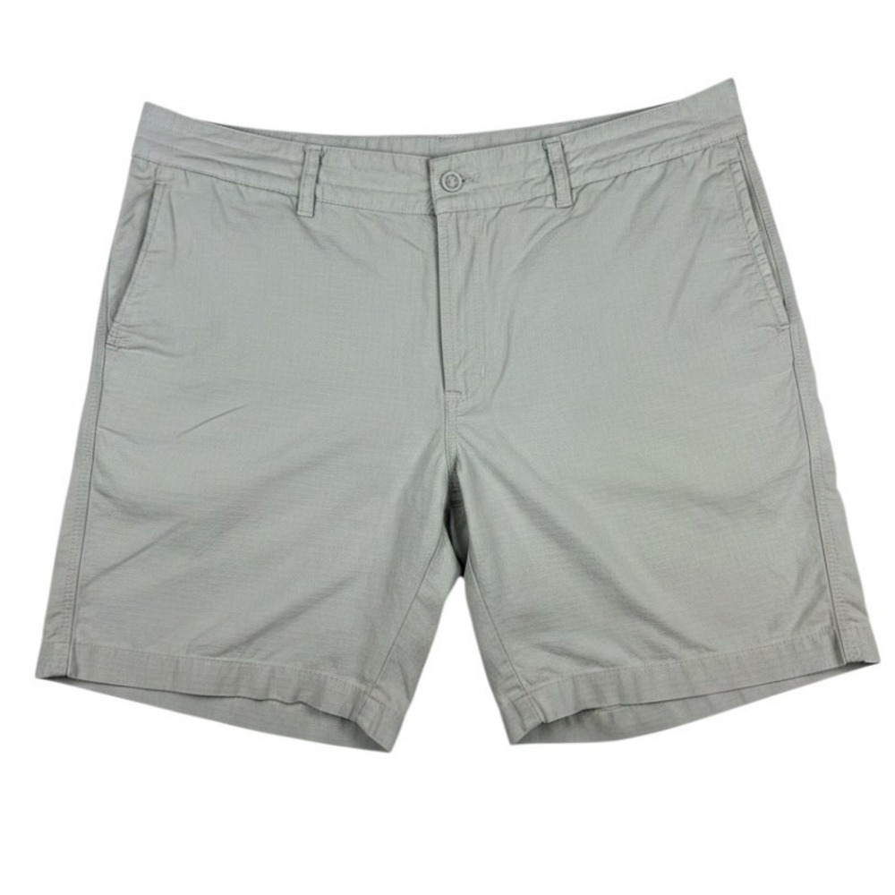 Gander Mountain Shorts Womens 22W Khaki Cotton Ripstop Outdoor Gorpcore Hiking